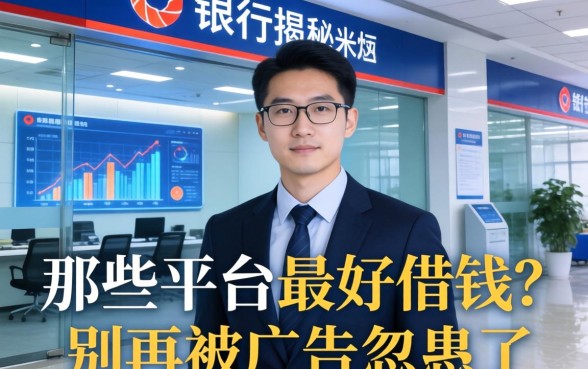 银行内部人揭秘：那些平台最好借钱？别再被广告忽悠了
