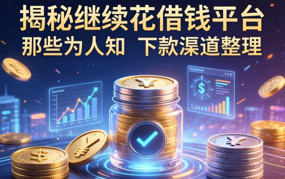 揭秘继续花借钱平台：那些不为人知的下款渠道整理
