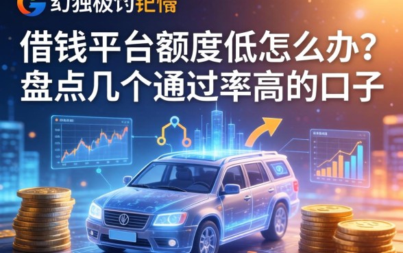 借钱平台额度低怎么办？盘点几个通过率高的口子