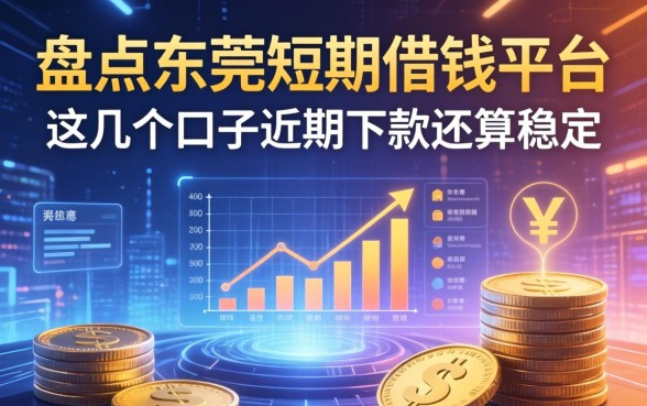 盘点东莞短期借钱平台：这几个口子近期下款还算稳定