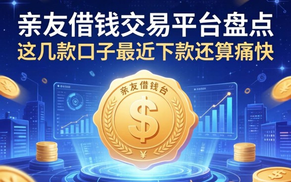 亲友借钱交易平台盘点：这几款口子最近下款还算痛快