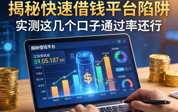 揭秘快速借钱平台陷阱，实测这几个口子通过率还行