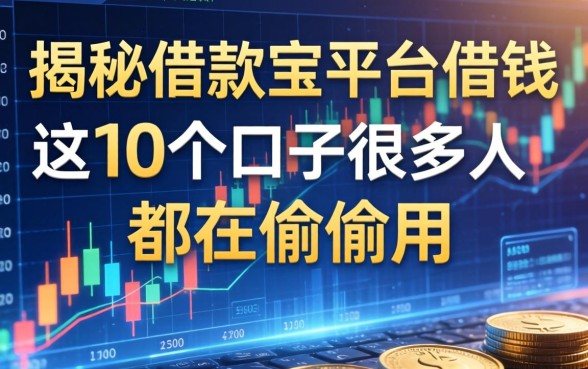 揭秘借款宝平台借钱：这10个口子很多人都在偷偷用