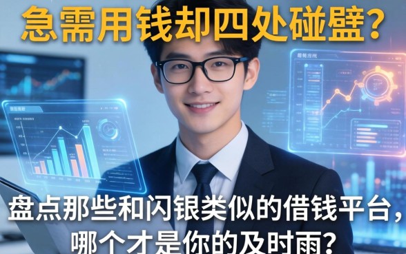急需用钱却四处碰壁？盘点那些和闪银类似的借钱平台，哪个才是你的及时雨？