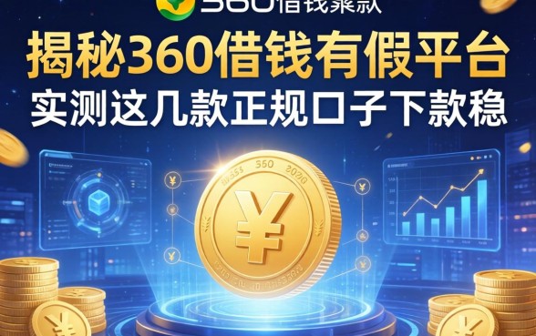 揭秘360借钱有假平台，实测这几款正规口子下款稳