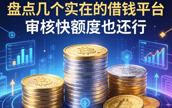 盘点几个实在的借钱平台，审核快额度也还行