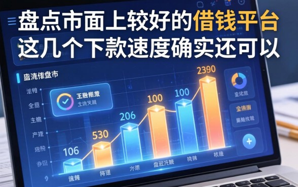 盘点市面上较好的借钱平台，这几个下款速度确实还可以