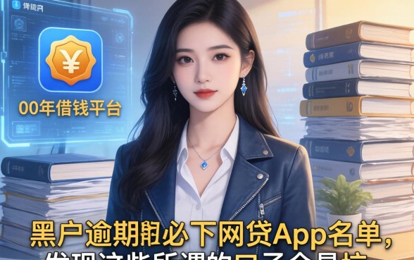 我翻遍了00年借钱平台和黑户逾期必下网贷app名单，发现这些所谓的口子全是坑