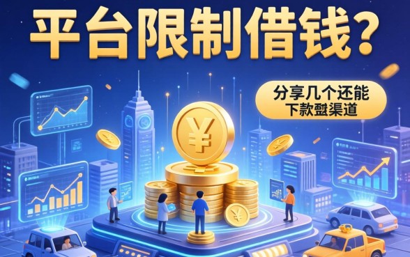 平台限制借钱？分享几个还能下款的渠道