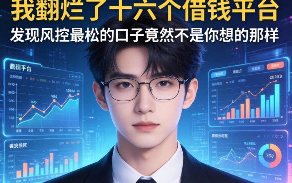 我翻烂了十六个借钱平台，发现风控最松的口子竟然不是你想的那样