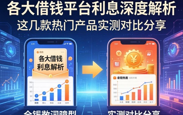 各大借钱平台利息深度解析，这几款热门产品实测对比分享