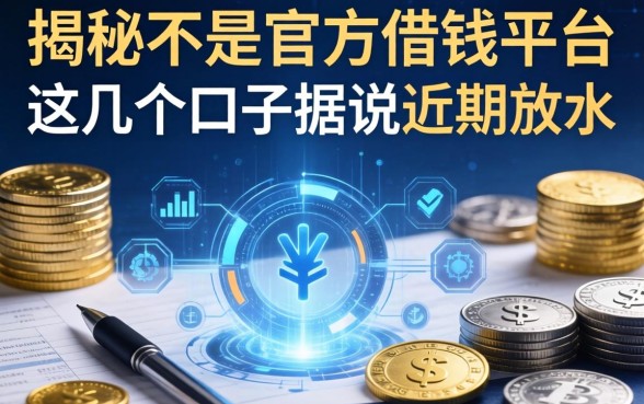 揭秘不是官方借钱平台，这几个口子据说近期放水