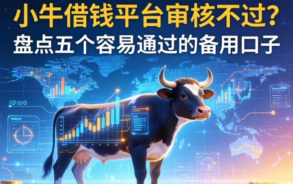 小牛借钱平台审核不过？盘点五个容易通过的备用口子
