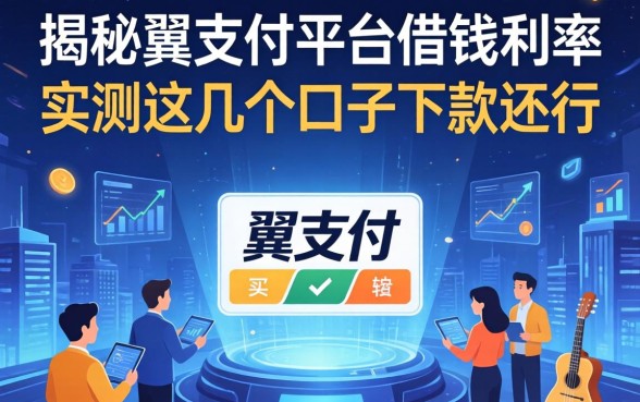 揭秘翼支付平台借钱利率：实测这几个口子下款还行