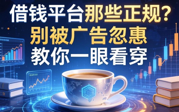 借钱平台那些正规？别被广告忽悠，教你一眼看穿