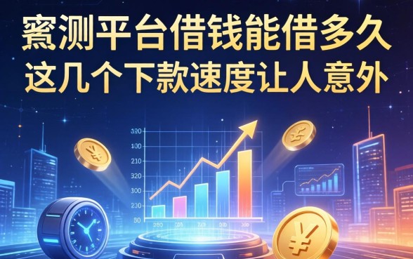 实测平台借钱能借多久，这几个下款速度让人意外