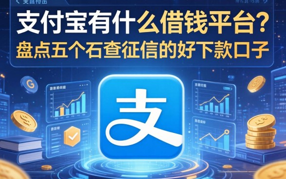 支付宝有什么借钱平台？盘点五个不查征信的好下款口子