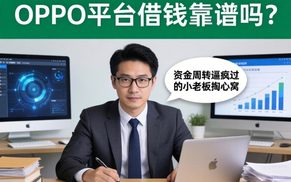 OPPO平台借钱靠谱吗？一个被资金周转逼疯过的小老板掏心窝