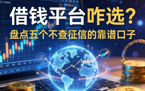 借钱平台咋选？盘点五个不查征信的靠谱口子