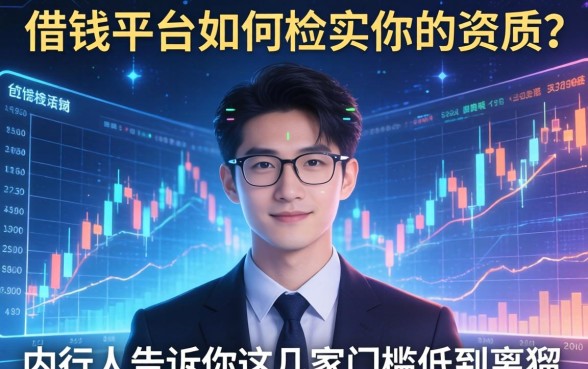 借钱平台如何核实你的资质？内行人告诉你这几家门槛低到离谱