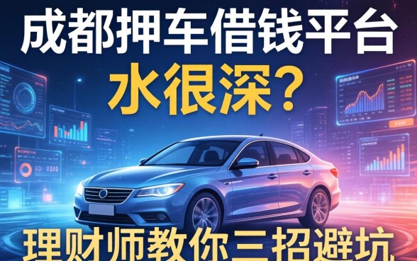 成都押车借钱平台水很深?理财师教你三招避坑