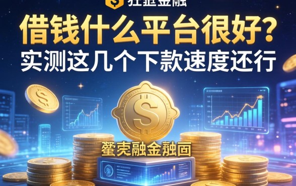 借钱什么平台很好？实测这几个下款速度还行