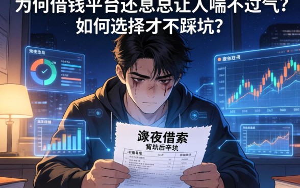 深夜借条背后的辛酸：为何借钱平台还息总让人喘不过气？如何选择才不踩坑？