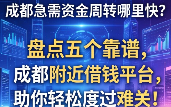 成都急需资金周转哪里快？盘点五个靠谱的成都附近借钱平台，助你轻松度过难关！