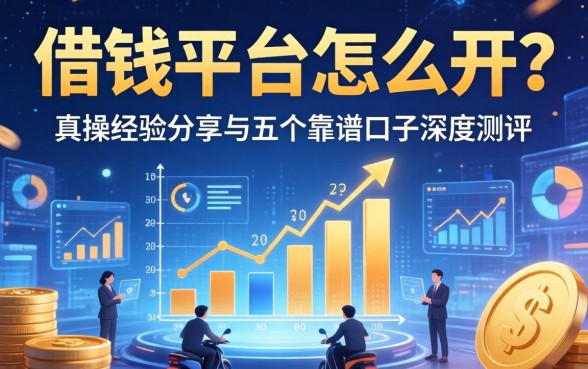 借钱平台怎么开？实操经验分享与五个靠谱口子深度测评