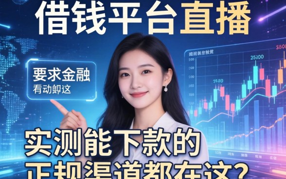 借钱平台直播：实测能下款的正规渠道都在这了