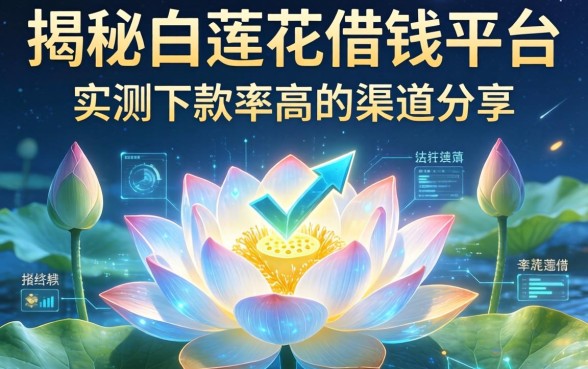 揭秘白莲花借钱平台：实测下款率高的渠道分享