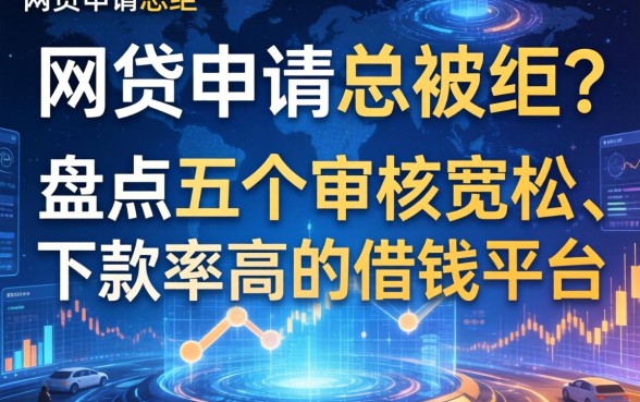 网贷申请总被拒？盘点五个审核宽松、下款率高的借钱平台
