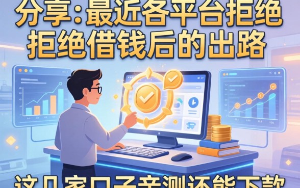 分享下最近各平台拒绝借钱后的出路，这几家口子亲测还能下款