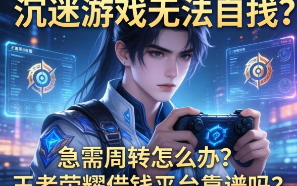 沉迷游戏无法自拔？急需周转怎么办？王者荣耀借钱平台靠谱吗？