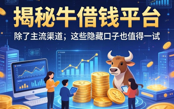 揭秘牛借钱平台：除了主流渠道，这些隐藏口子也值得一试