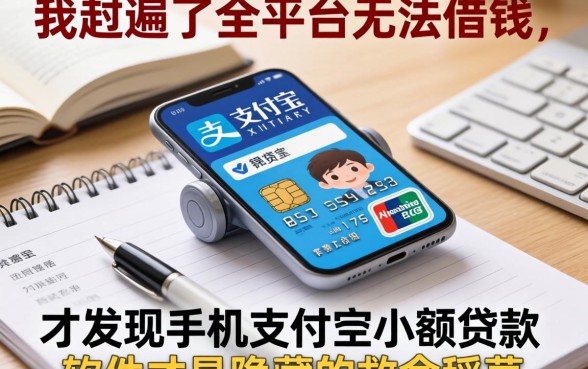 我翻遍了全平台无法借钱，才发现手机支付宝小额贷款的软件才是隐藏的救命稻草