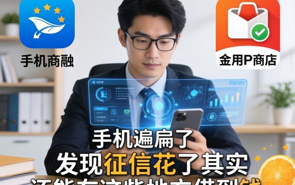 我翻遍了手机应用商店，发现征信花了其实还能在这些地方借到钱