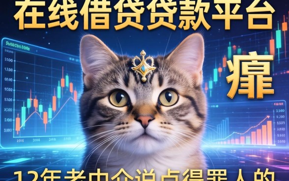 在线借钱贷款平台里的猫腻，12年老中介说点得罪人的