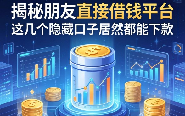 揭秘朋友直接借钱平台：这几个隐藏口子居然都能下款