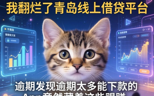 我翻烂了青岛线上借钱平台，发现逾期太多能下款的app竟然藏着这些猫腻