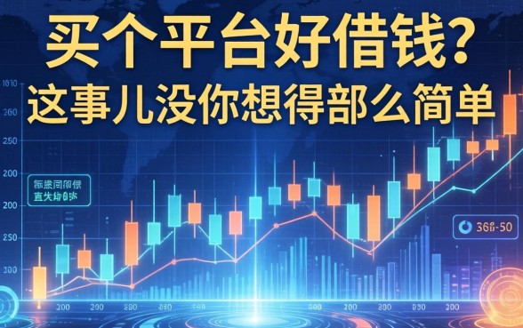 买个平台好借钱？这事儿没你想得那么简单