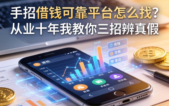 手机借钱可靠平台怎么找？从业十年我教你三招辨真假