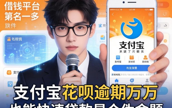我翻遍了借钱平台排名第一的软件，发现支付宝花呗逾期万元也能快速贷款是个伪命题