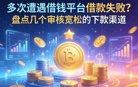 多次遭遇借钱平台借款失败？盘点几个审核宽松的下款渠道