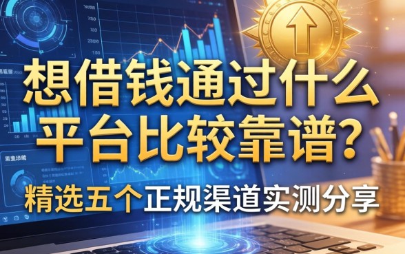 想借钱通过什么平台比较靠谱？精选五个正规渠道实测分享