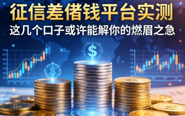 征信差借钱平台实测：这几个口子或许能解你的燃眉之急