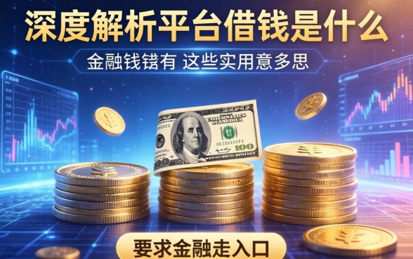深度解析平台借钱是什么意思，整理出这些实用的入口