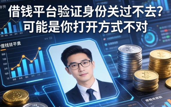 借钱平台验证身份这关过不去？可能是你打开方式不对