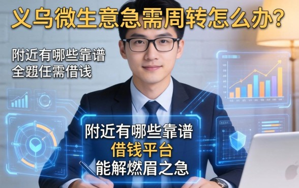 义乌做生意急需周转怎么办？附近有哪些靠谱的借钱平台能解燃眉之急？