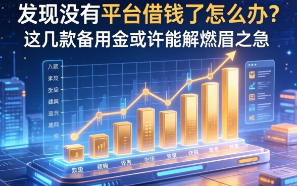 发现没有平台借钱了怎么办？这几款备用金或许能解燃眉之急